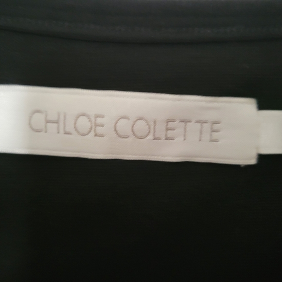 Chloe Colette Black Clair Wrap Tunic - L - Picture 3 of 7